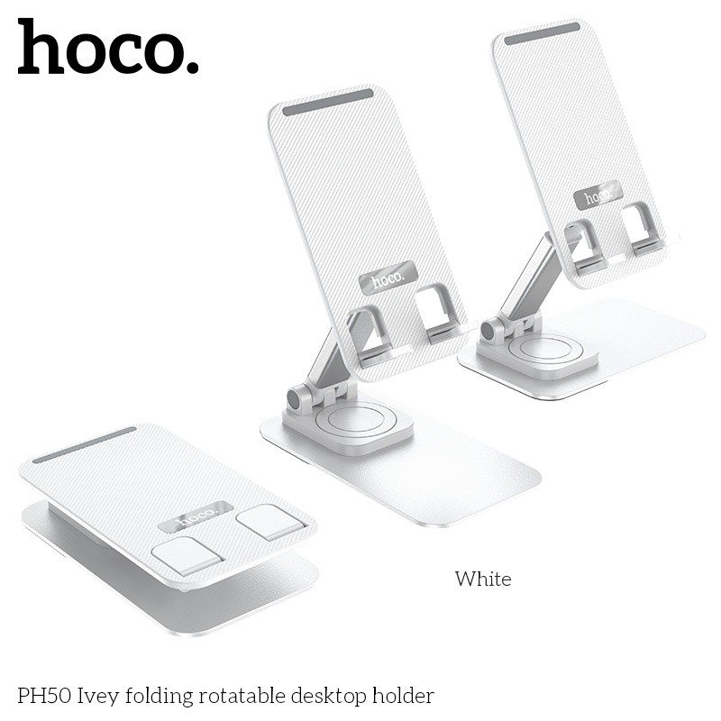 Giá đỡ điện thoại để bàn gập xoay 360 độ Hoco PH50