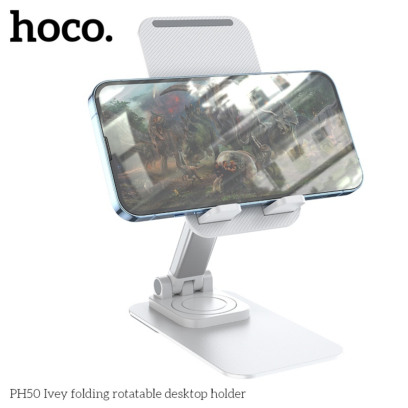 Giá đỡ điện thoại để bàn gập xoay 360 độ Hoco PH50