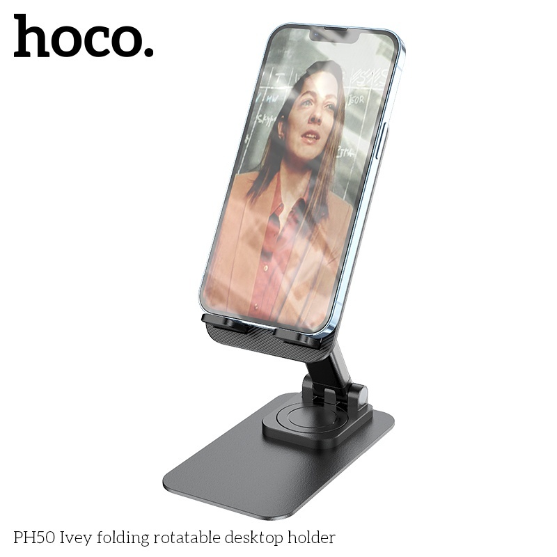 Giá đỡ điện thoại để bàn gập xoay 360 độ Hoco PH50