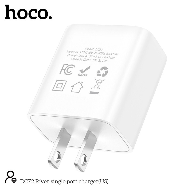 Củ sạc Hoco DC72 2.4a