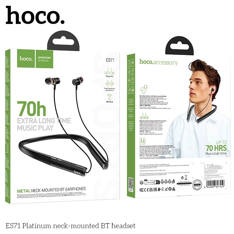 Tai nghe thể thao đeo cổ bluetooth Hoco ES71