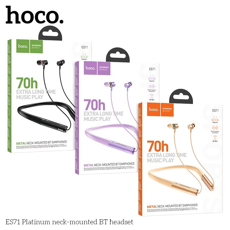 Tai nghe thể thao đeo cổ bluetooth Hoco ES71