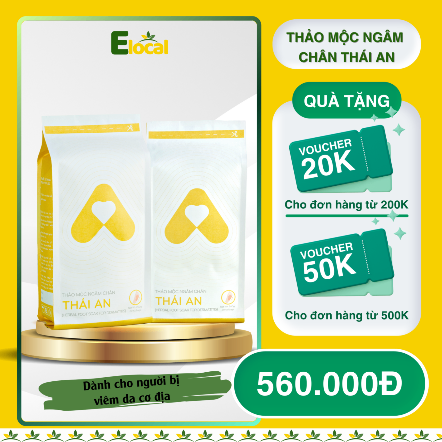 Thảo mộc ngâm chân Thái An