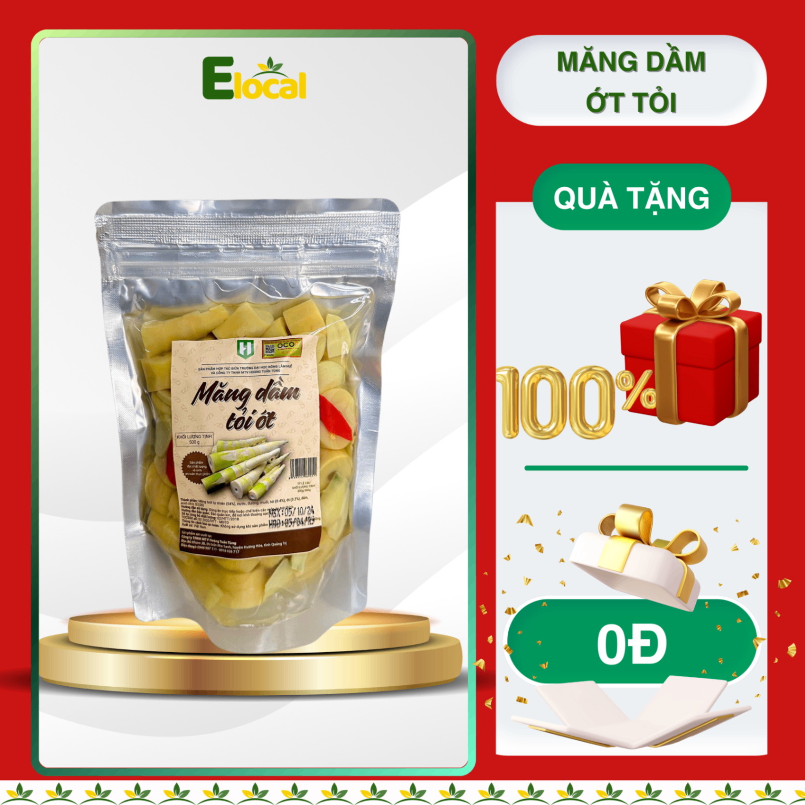 Măng dầm tỏi ớt (quà tặng)