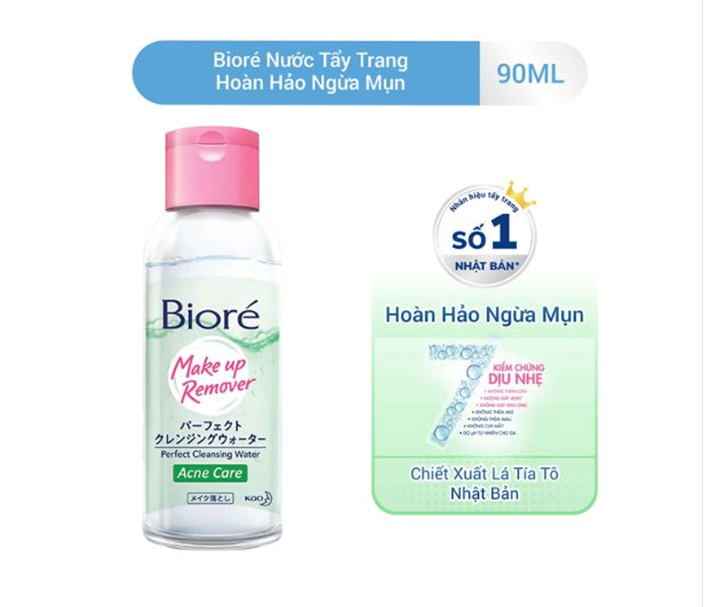 Bioré tẩy trang hoàn hảo ngừa mụn