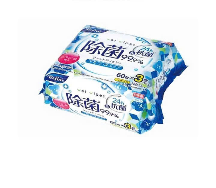 Khăn Ướt Diệt Khuẩn Lifedo 60 Miếng