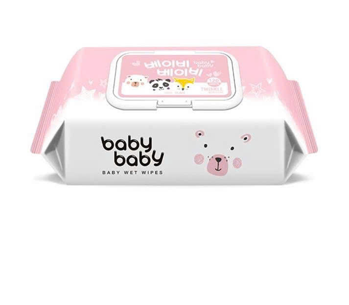 Khăn ướt hồng Baby Baby