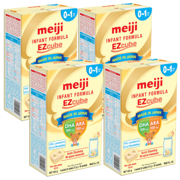 Sữa Meiji hộp giấy 0–1 tuổi