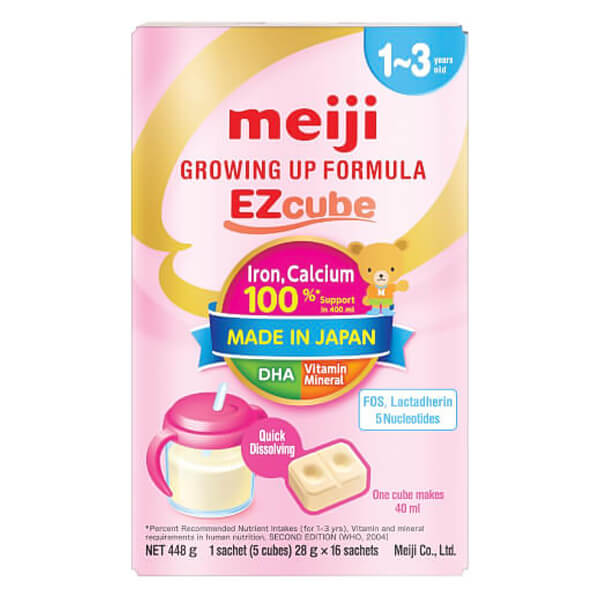 Sữa Meiji hộp giấy 1–3 tuổi