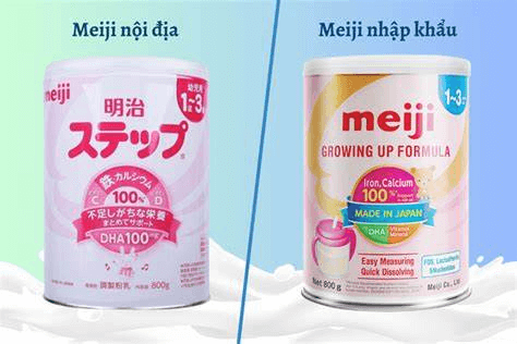Sữa meiji nhập khẩu và nội địa