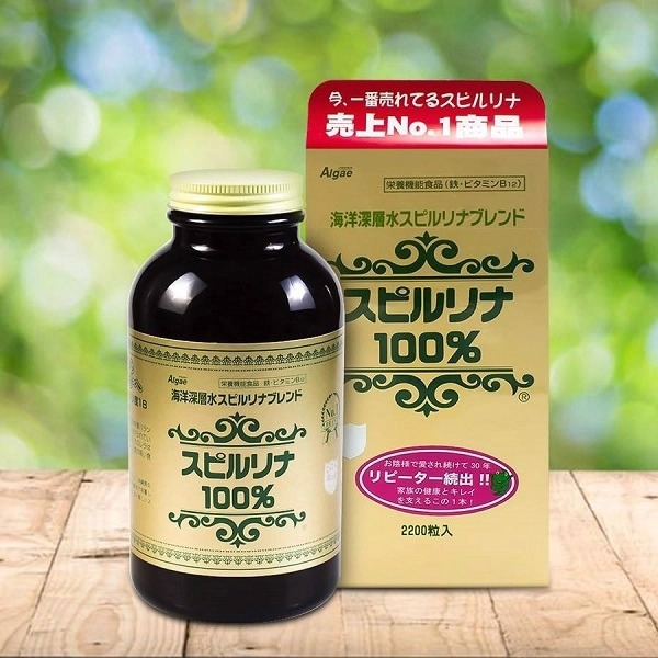 Tảo Xoắn Spirulina Nhật Bản 2200 Viên