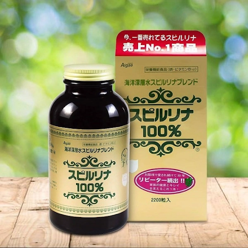 Tảo Xoắn Spirulina Nhật Bản 2200 Viên (Old)