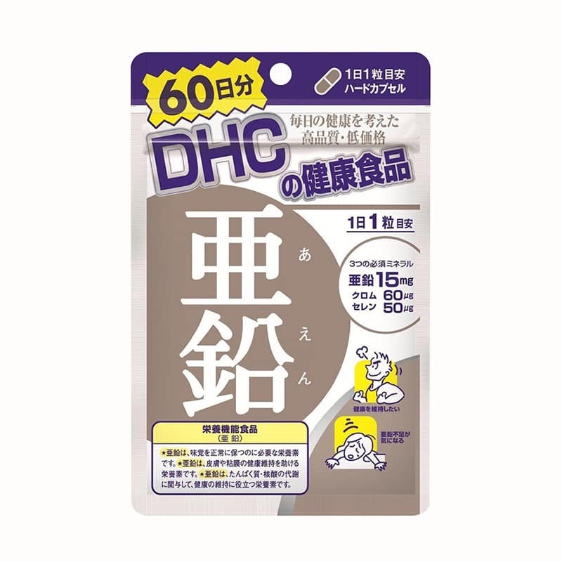 Viên Uống Bổ Sung Kẽm Dhc 60 Viên/gói T18