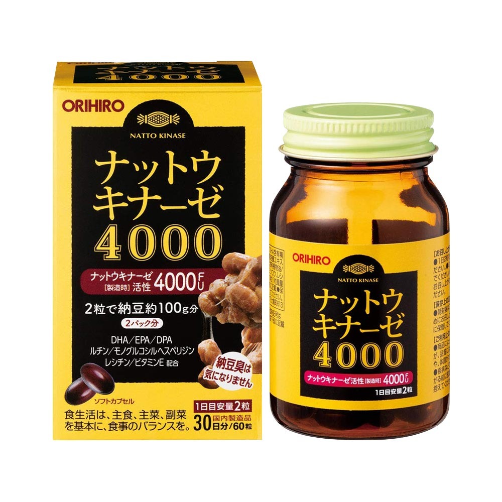 Viên Uống Hỗ Trợ Điều Trị Đột Quỵ 4000 Fu Orihiro 60 Viên