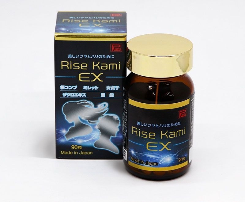 Viên uống mọc tóc ngăn ngừa tóc bạc rụng tóc Rise Kami Ex Nhật Bản