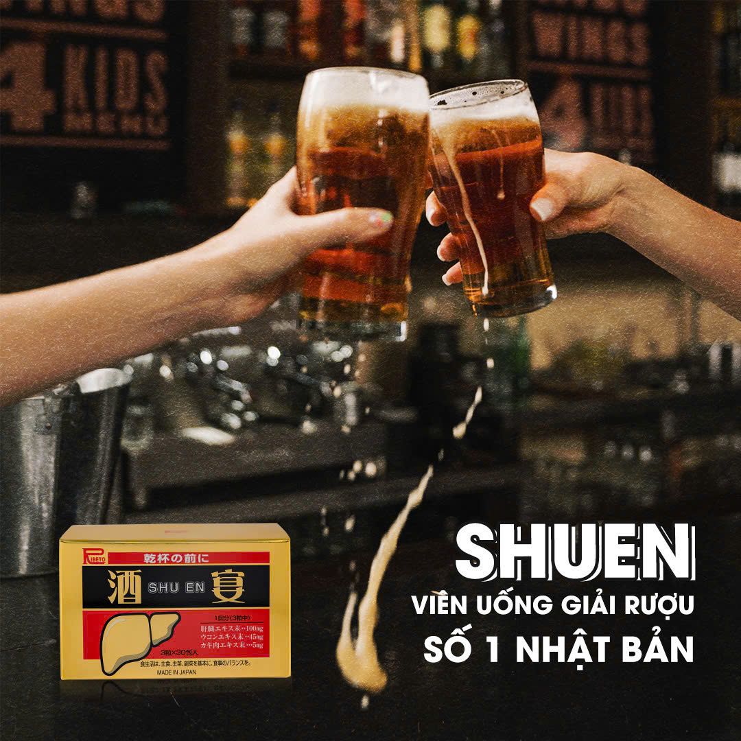 Shuen - Viên uống giải rượu số 1 Nhật Bản