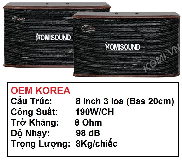  Loa KOMISOUND KM-106 
