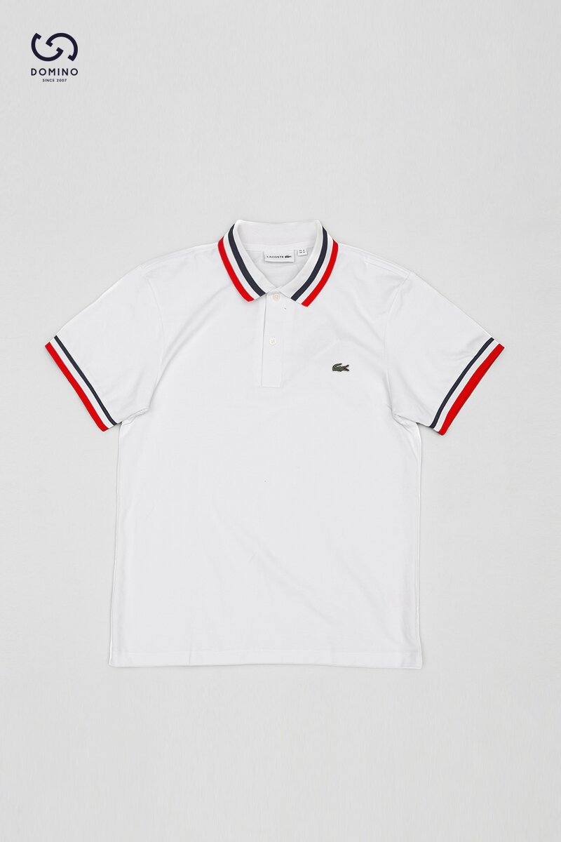 LACOSTE - TRẮNG VIỀN XANH DƯƠNG ĐỎ - PH8786-6 - FS