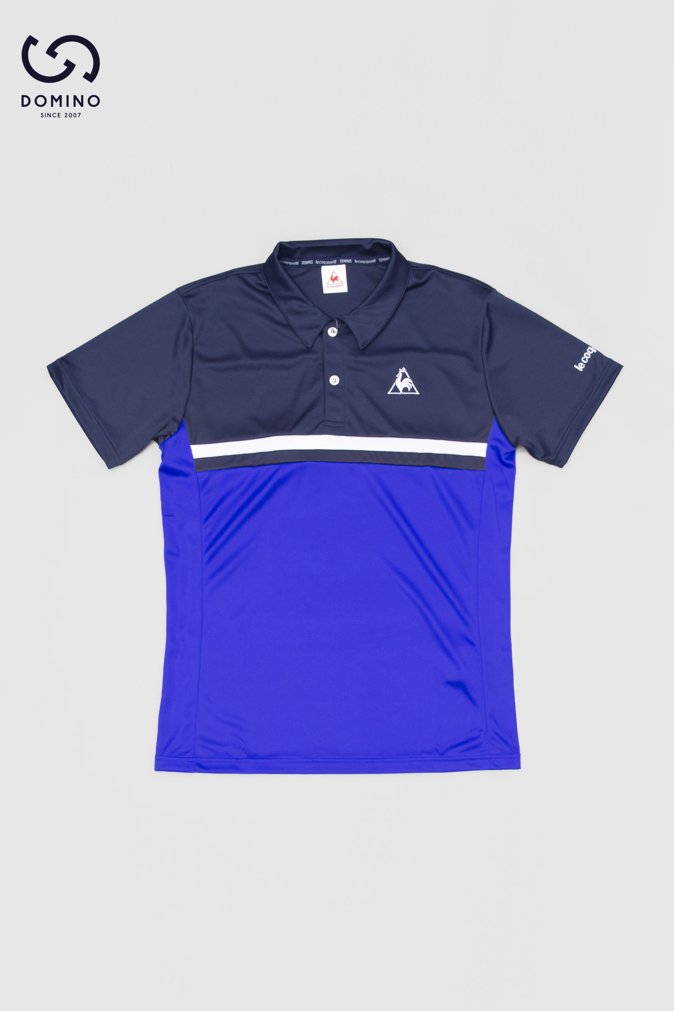 LECOQ SHORT SLEEVE POLO SHIRT - QTUPJA70-SBL-FS