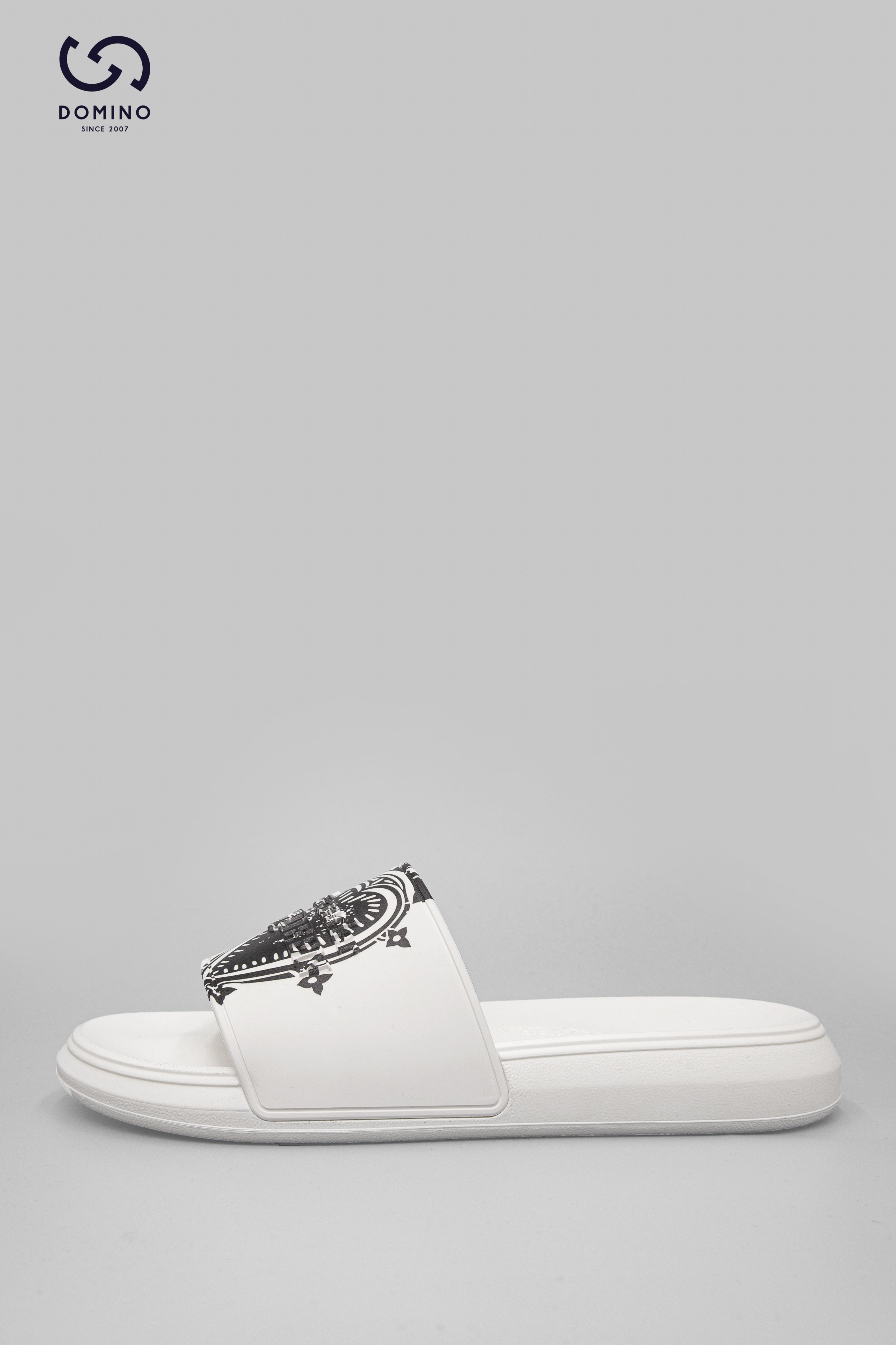 ALEXANDER MCQUEEN - TRẮNG HỌA TIẾT ĐEN - ALMQ002-FS