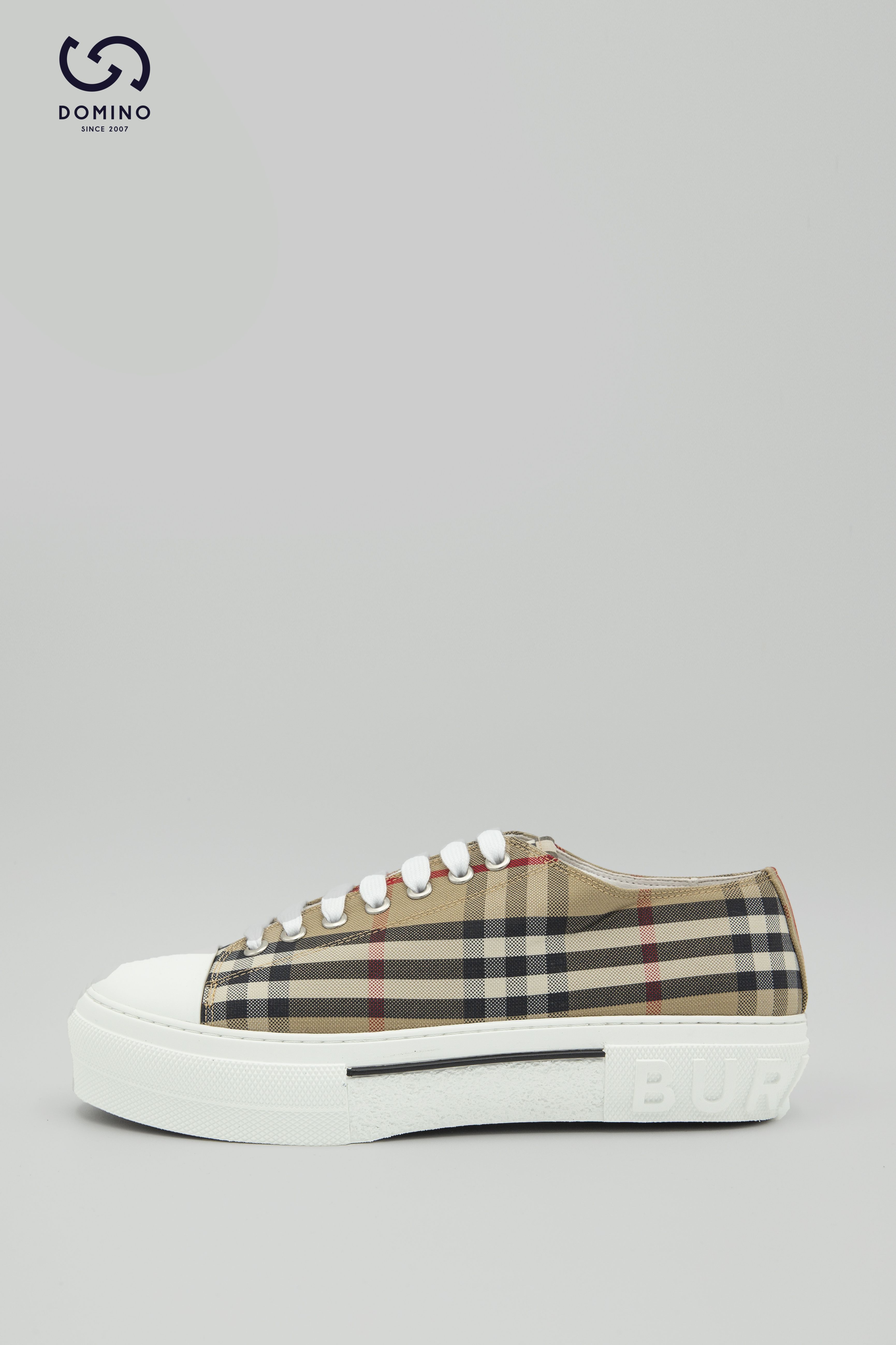 BURBERRY - NÂU KẺ ĐEN ĐỎ - BBRRY01-FS