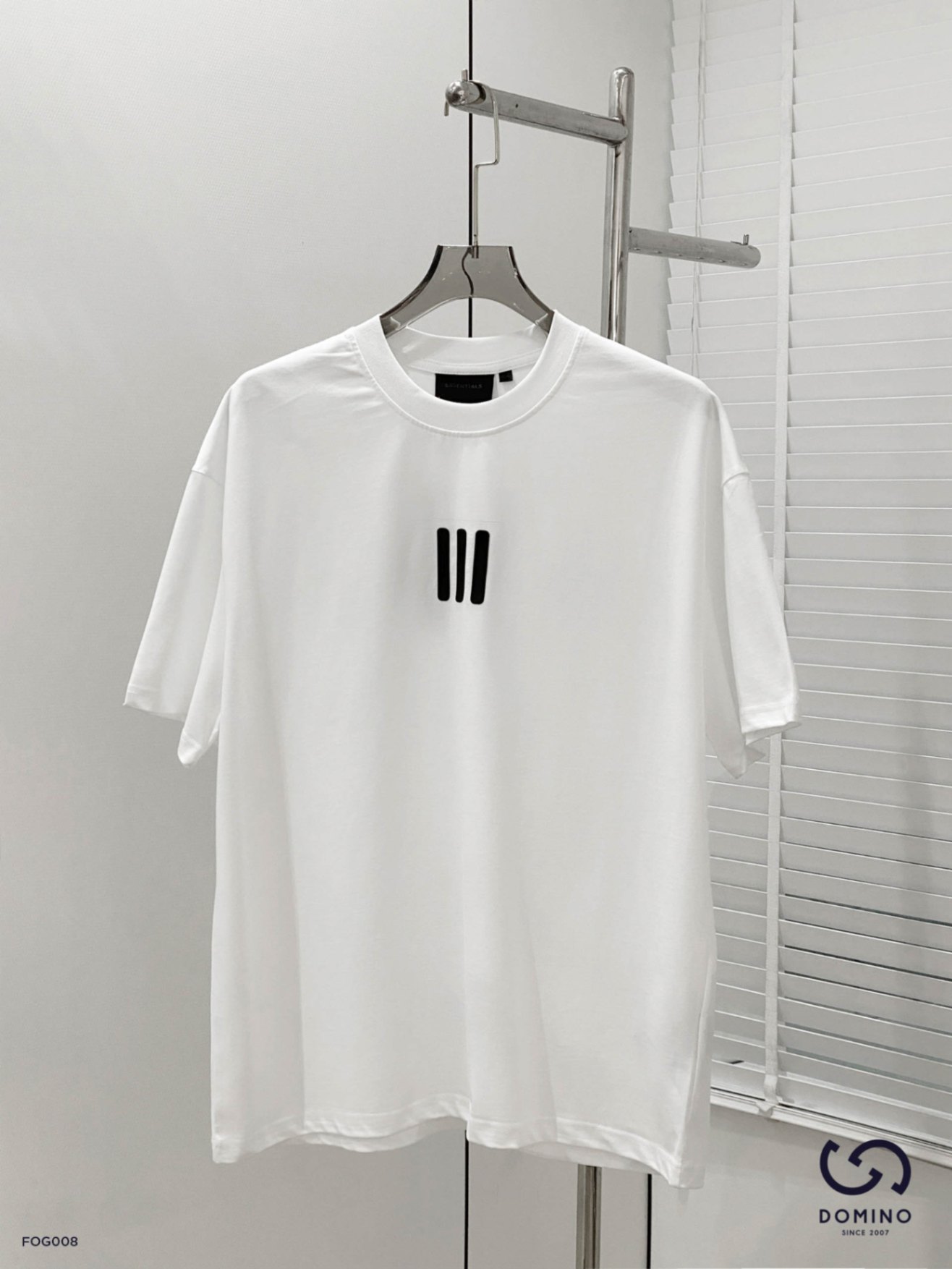 ESSENTIALS FEAR OF GOD - TRẮNG 3 VẠCH ĐEN - FOG008-T