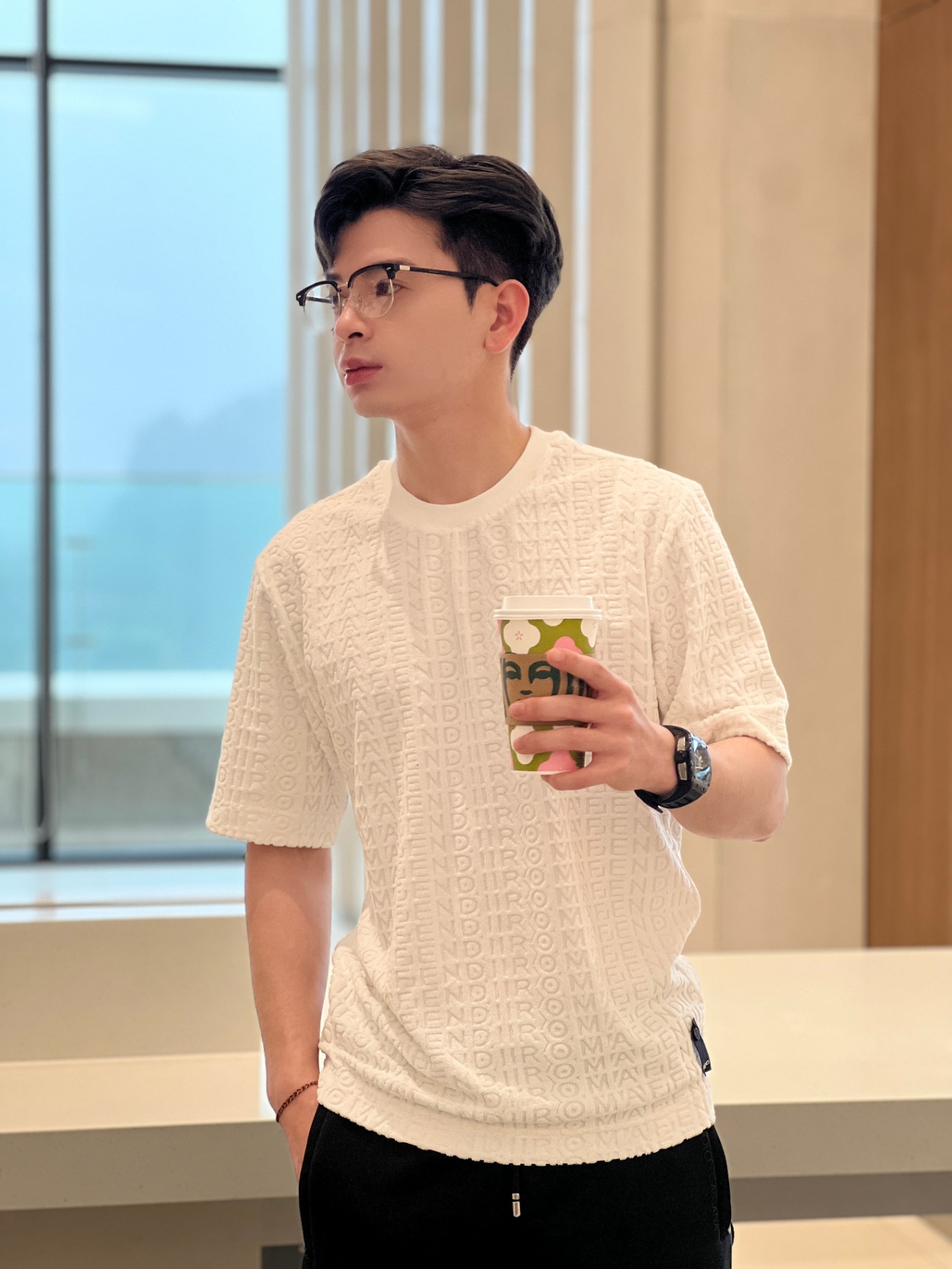 FENDI - TRẮNG HỌA TIẾT FENDI - FENDI020-T