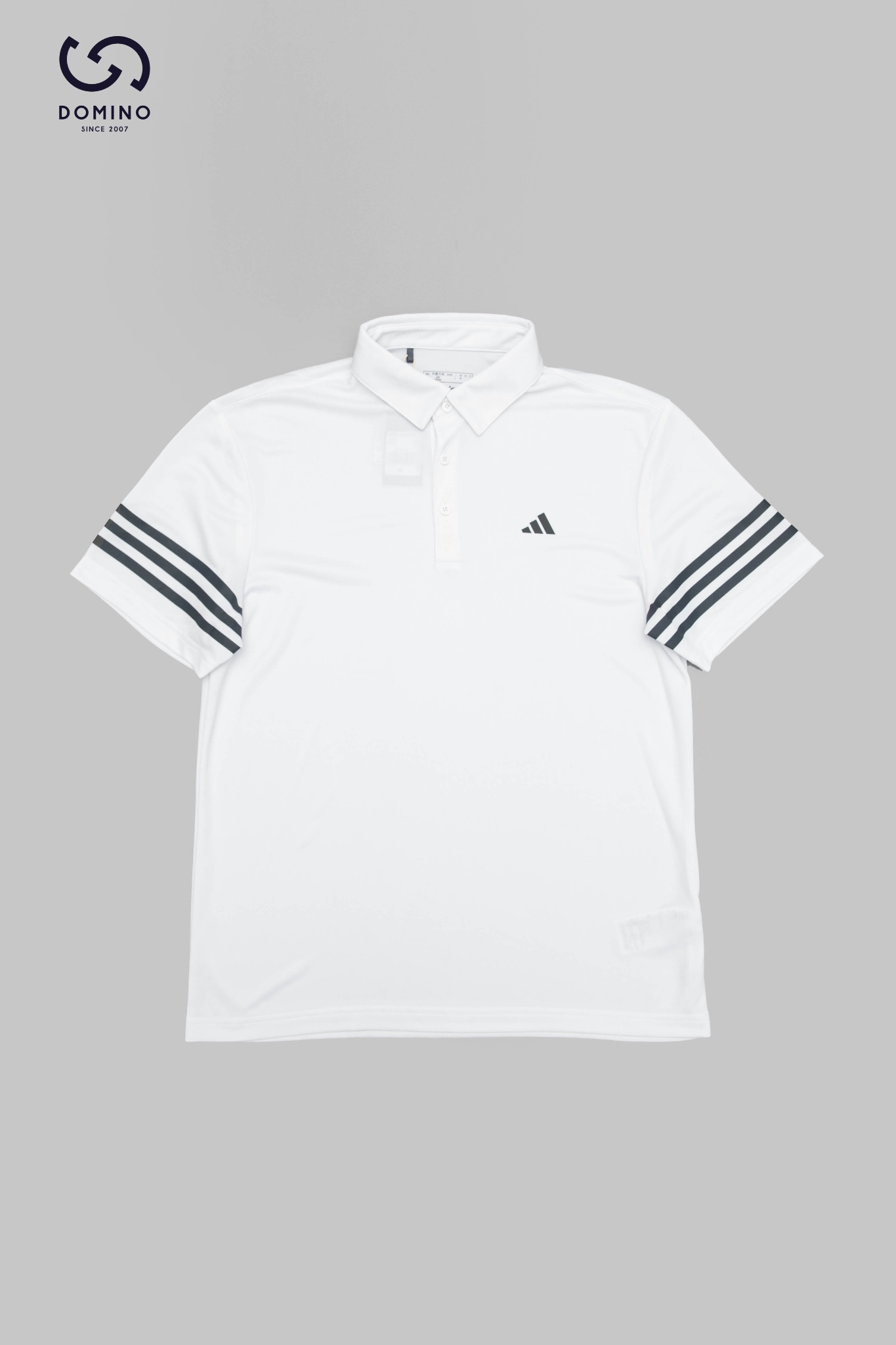 ADIDAS 3-STRIPES POLO SHIRT WHITE - IU4359
