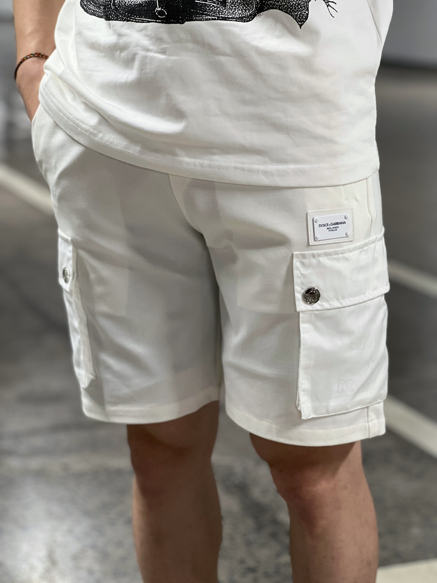 DOLCE&GABBANA - TRẮNG TÚI HỘP LOGO DG - DG0010