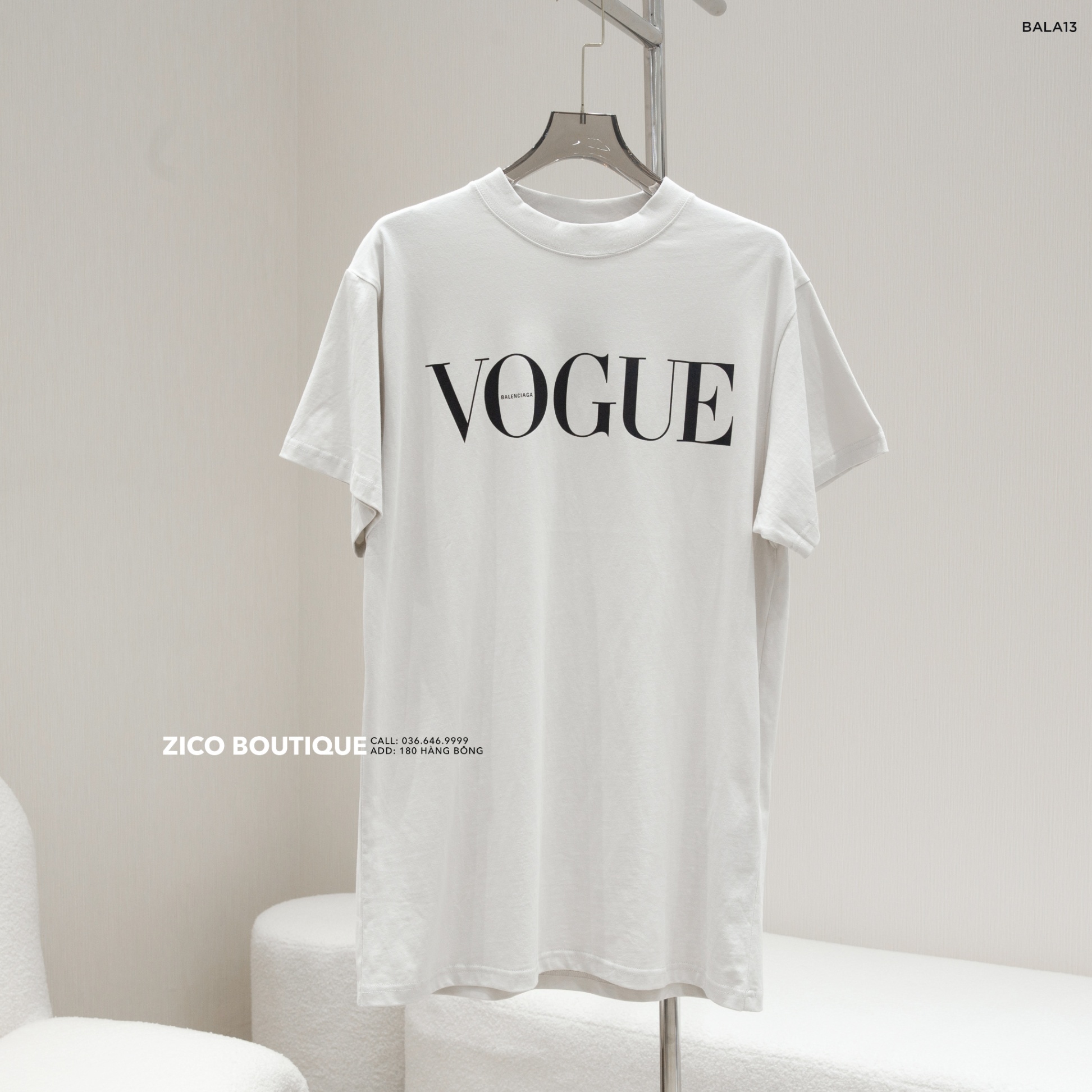 BALENCIAGA - BE CHỮ ĐEN - BALA13-T