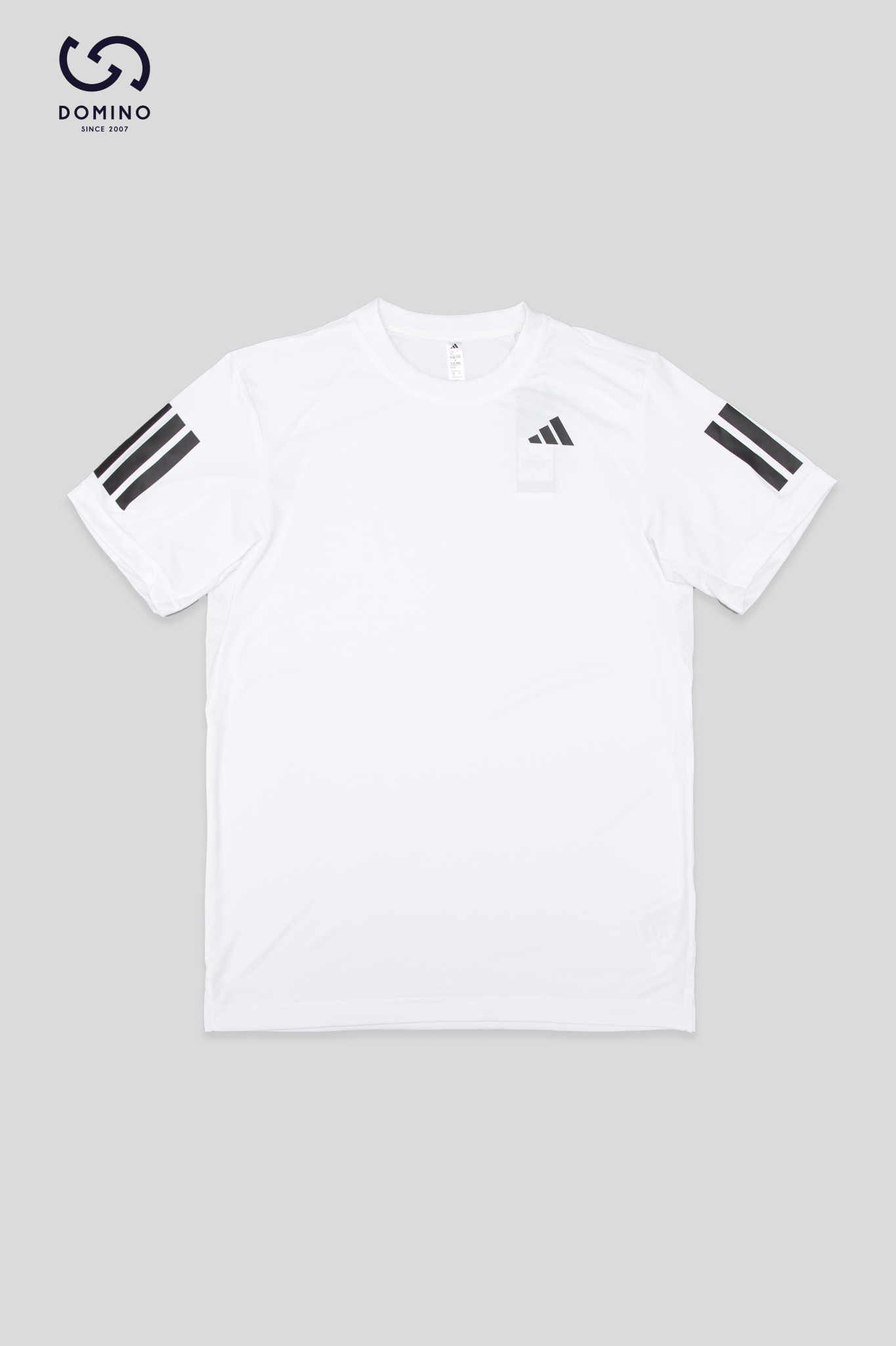 ADIDAS CLUB TENNIS CLIMACOOL 3 STRIPES TEE WHITE - JE0413