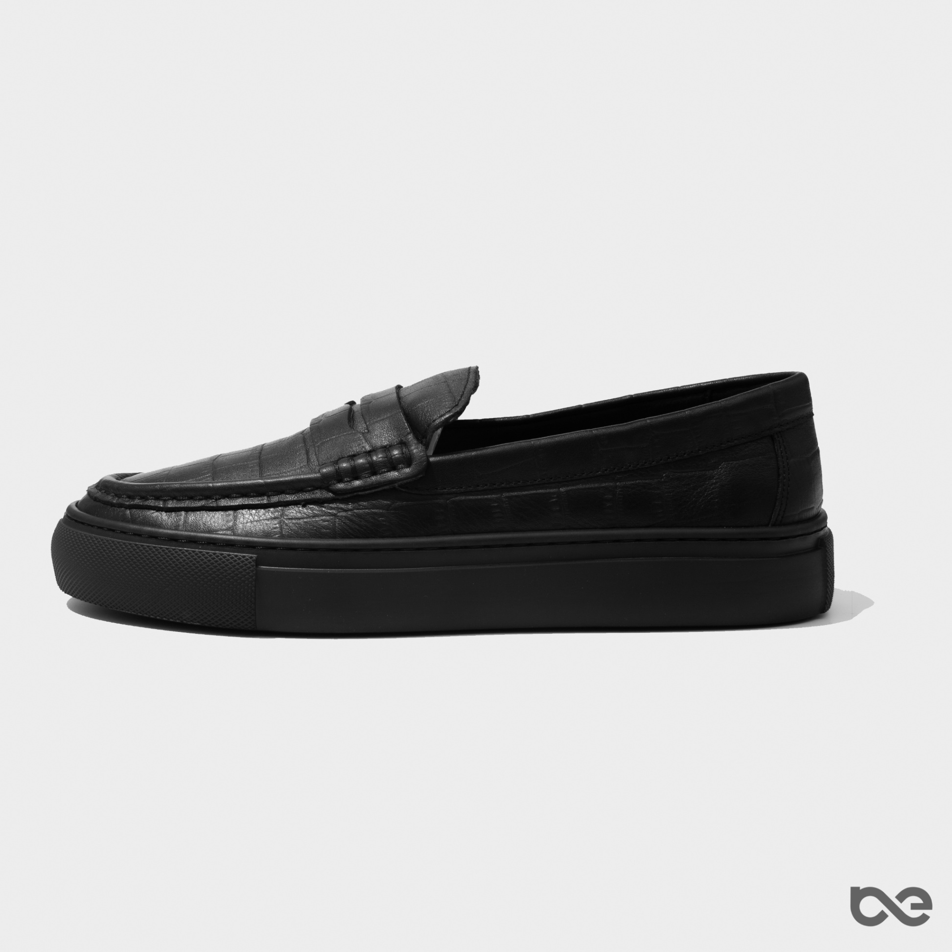 Croco Slip-on 2.0 | Đen đế đen