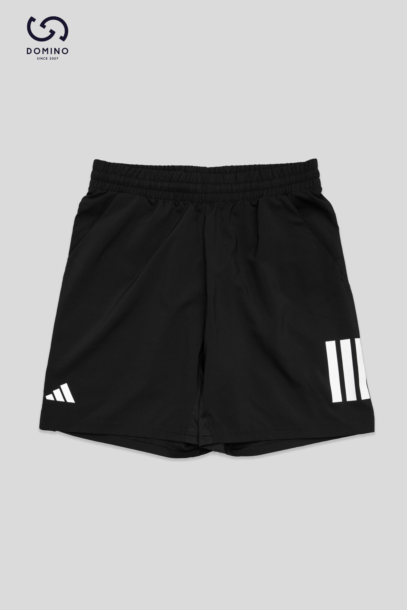 ADIDAS CLUB TENNIS CLIMACOOL 3-STRIPES SHORTS - BLACK - JG3589