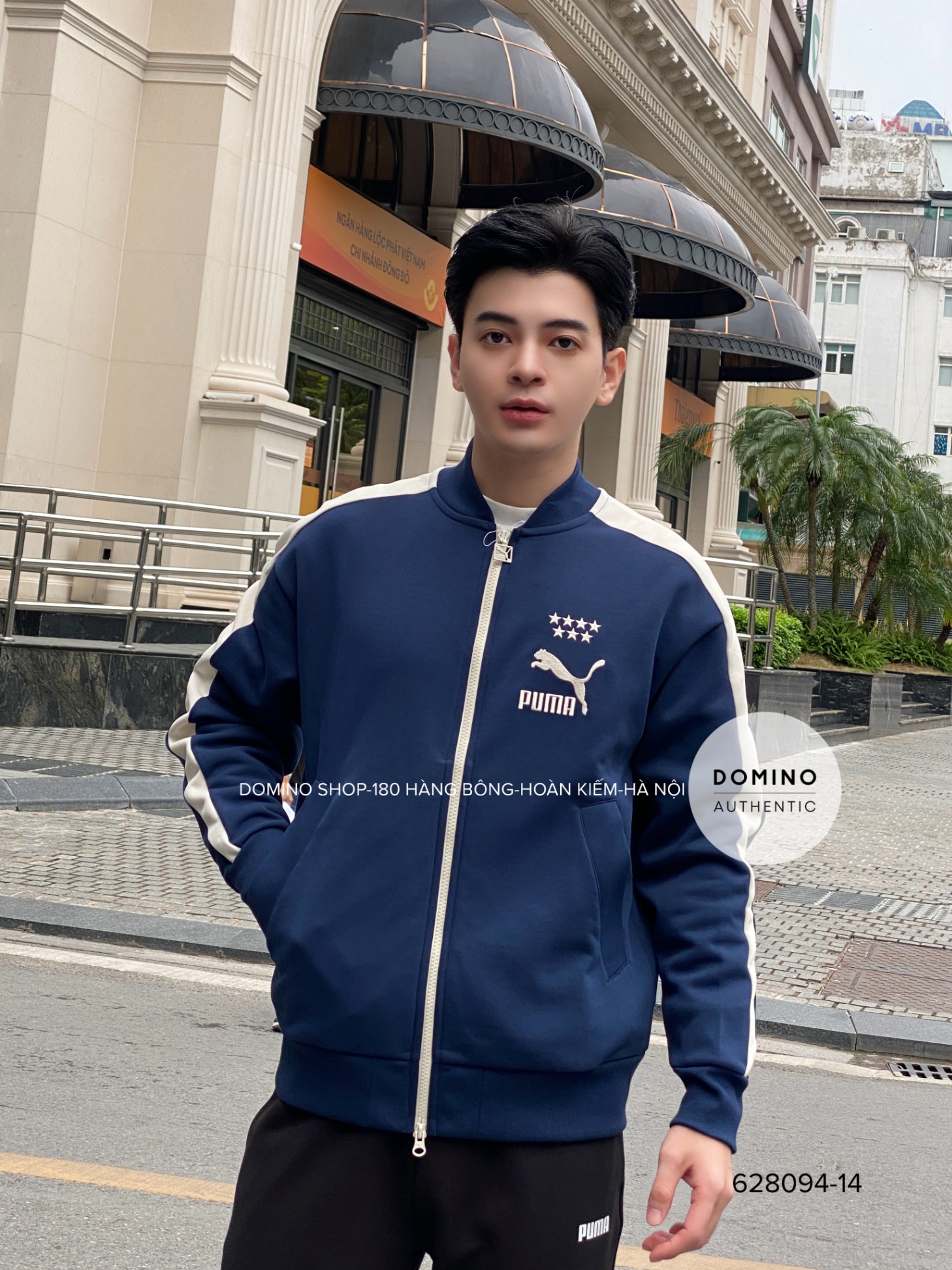 PUMA T7 MX TRACK JACKET CLUB NAVY - 628094-14