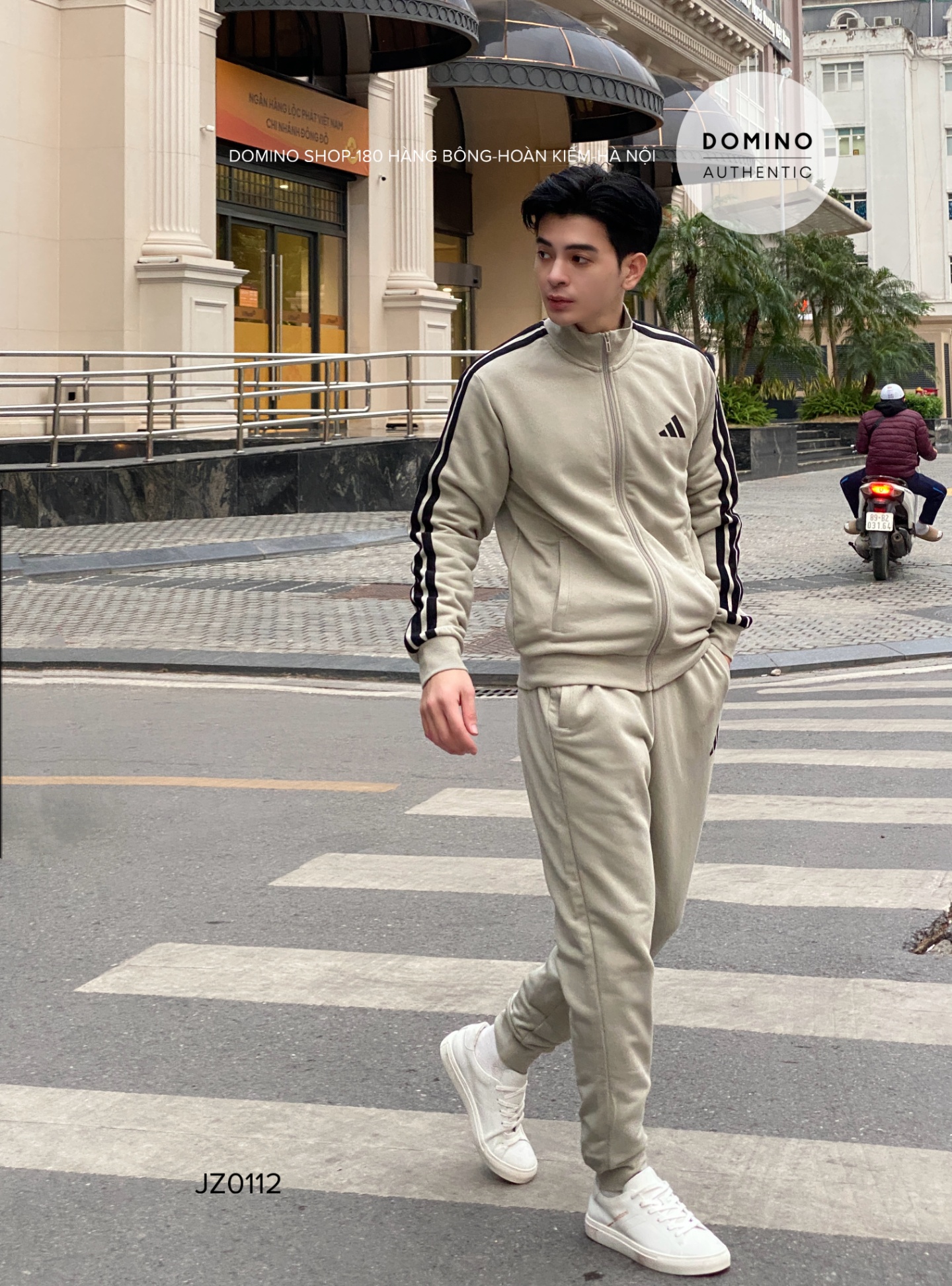 ADIDAS V TRACKSUIT - SESAME - JZ0112