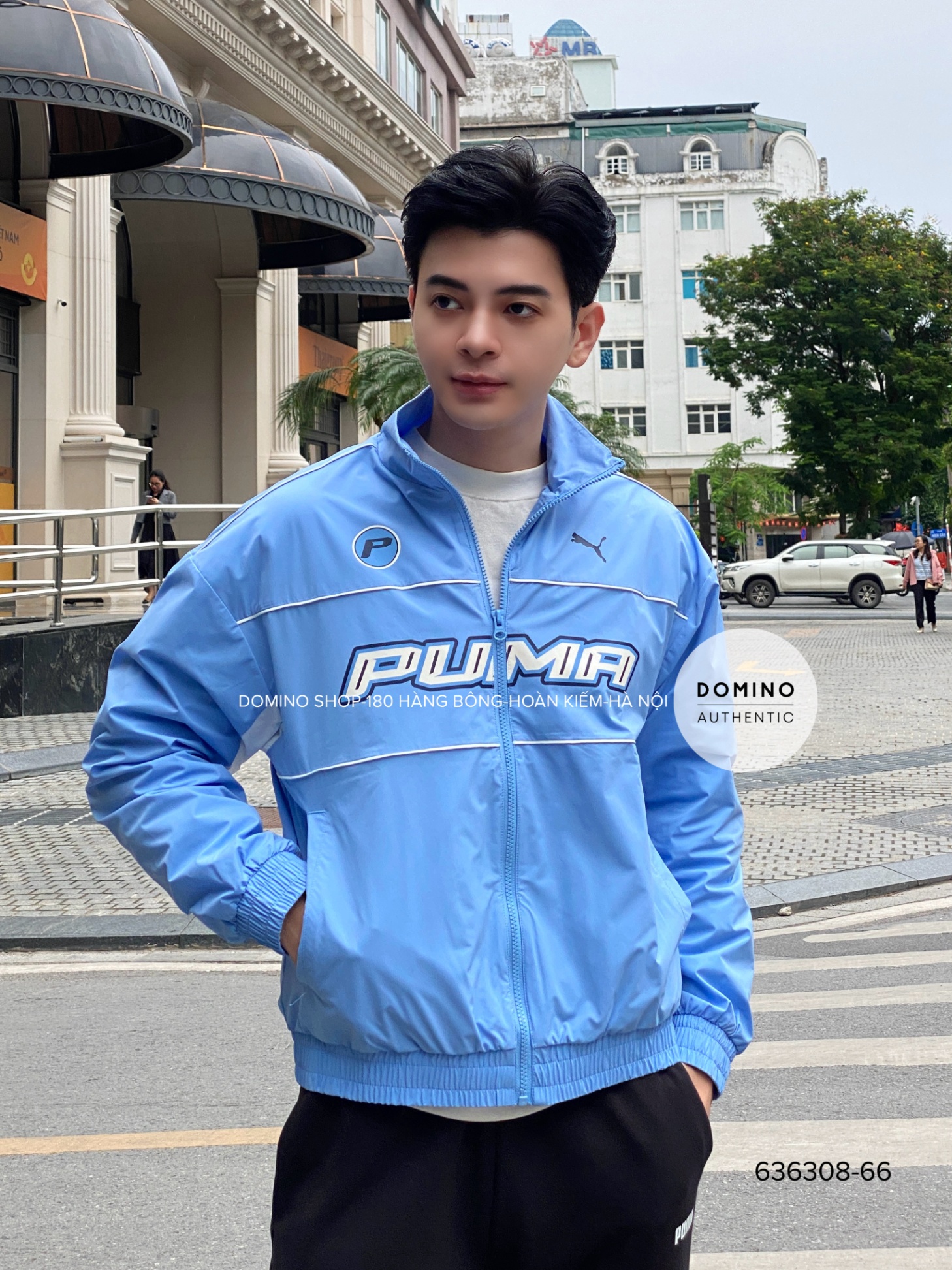 PUMA MOTO WOVEN JACKET DAY DREAM - 636308-66