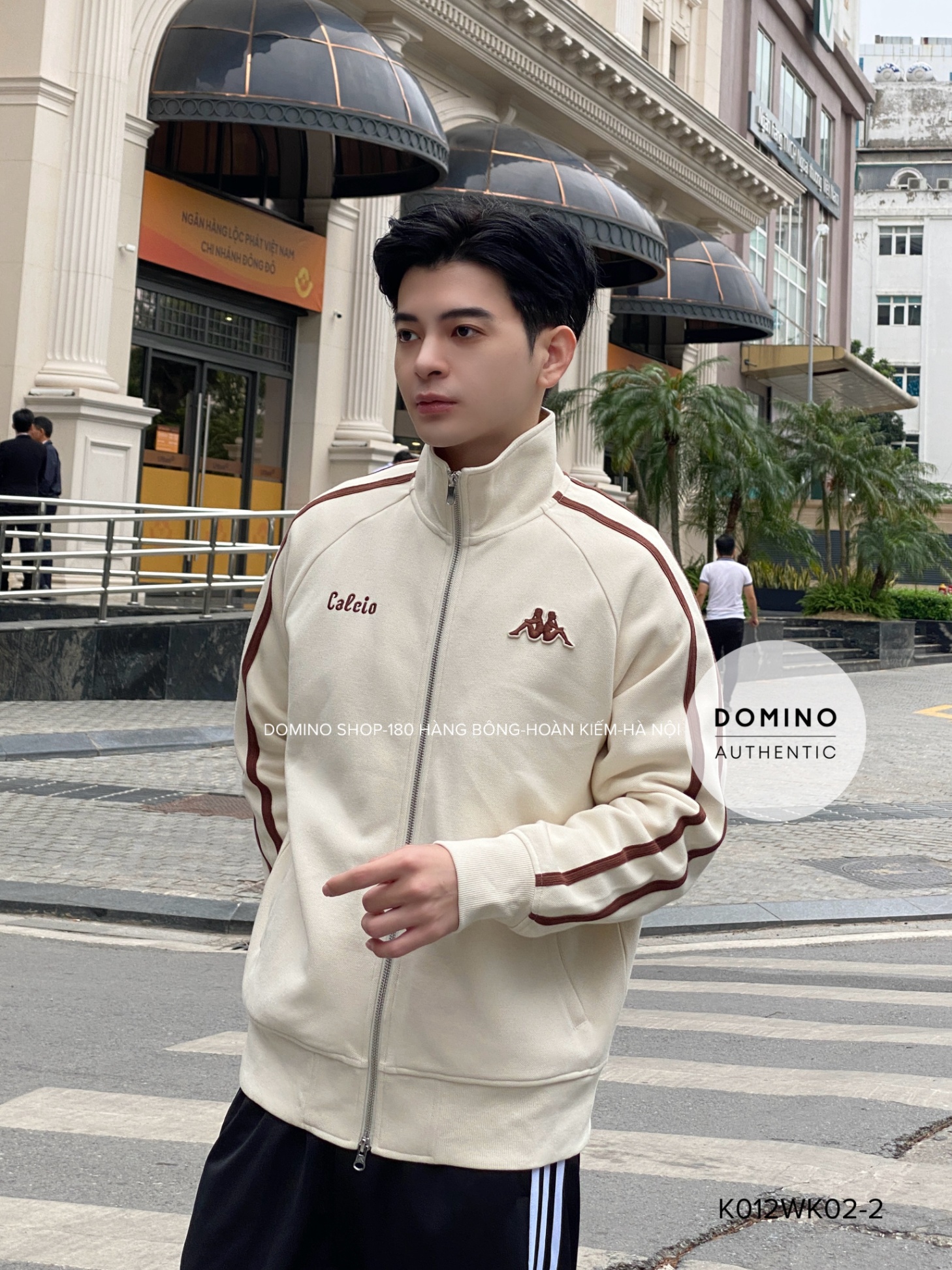 KAPPA TIRIOLO BEIGE SPORT JACKET - K0F12WK02-2
