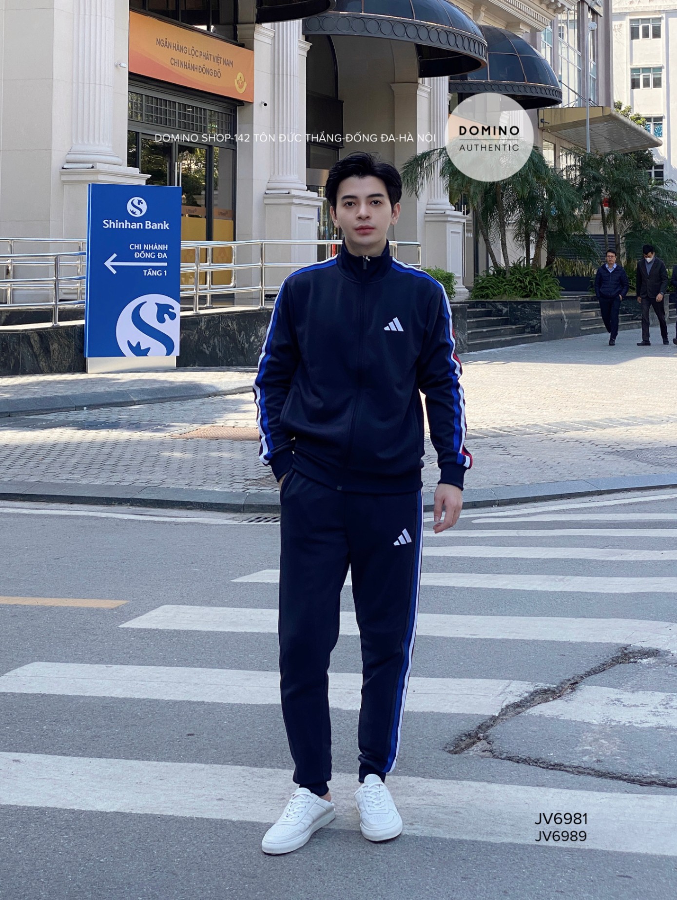 ADIDAS MEN'S THREE STRIPES TRACKSUIT - JV6981 - JV6989