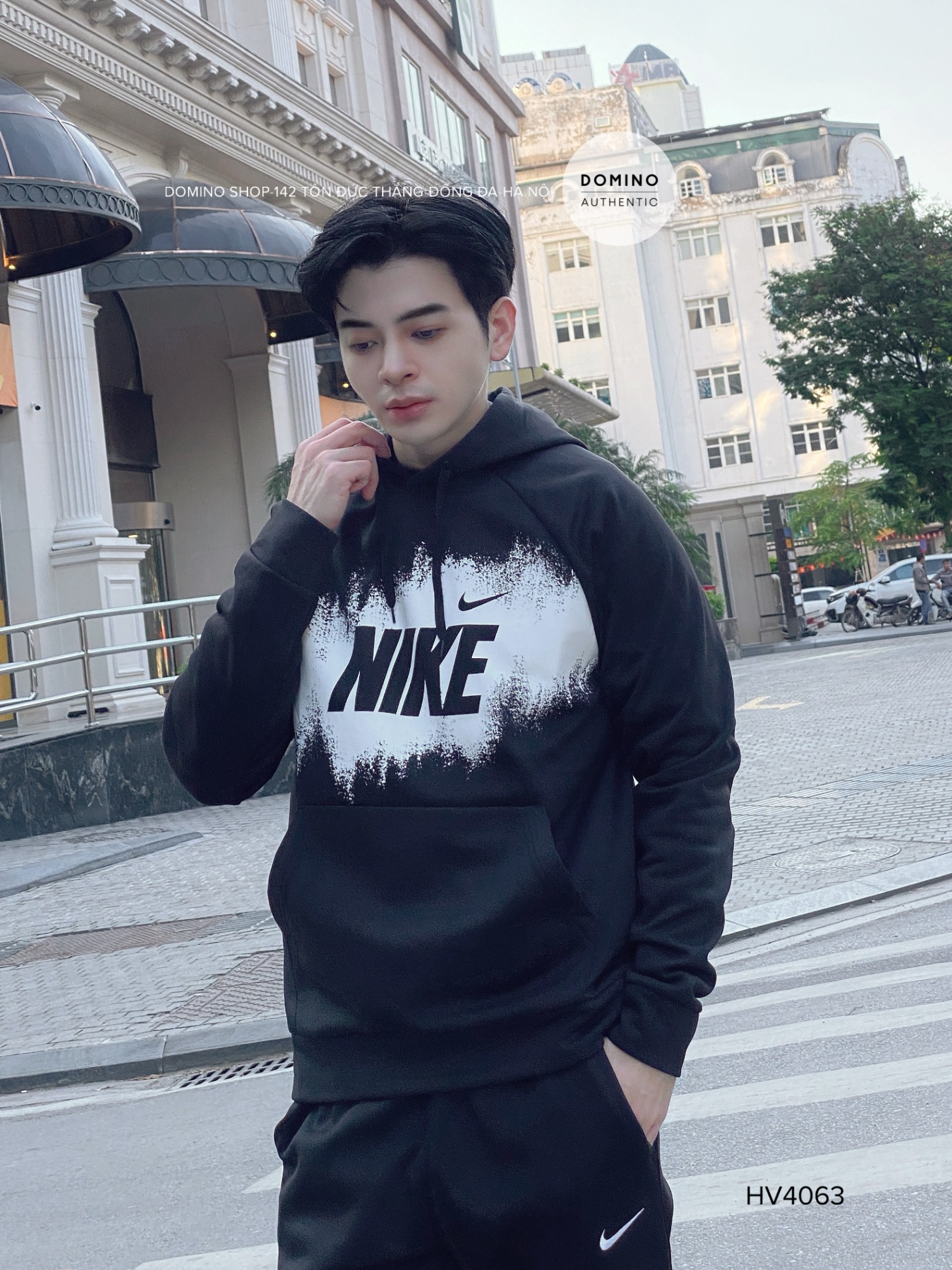 NIKE MEN'S THERMA-FIT FLEECE HOODIE - HV4063-010