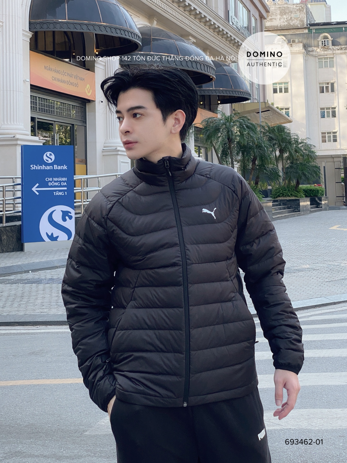 PUMA PACKLITE DOWN JACKET BLACK - 693462-01