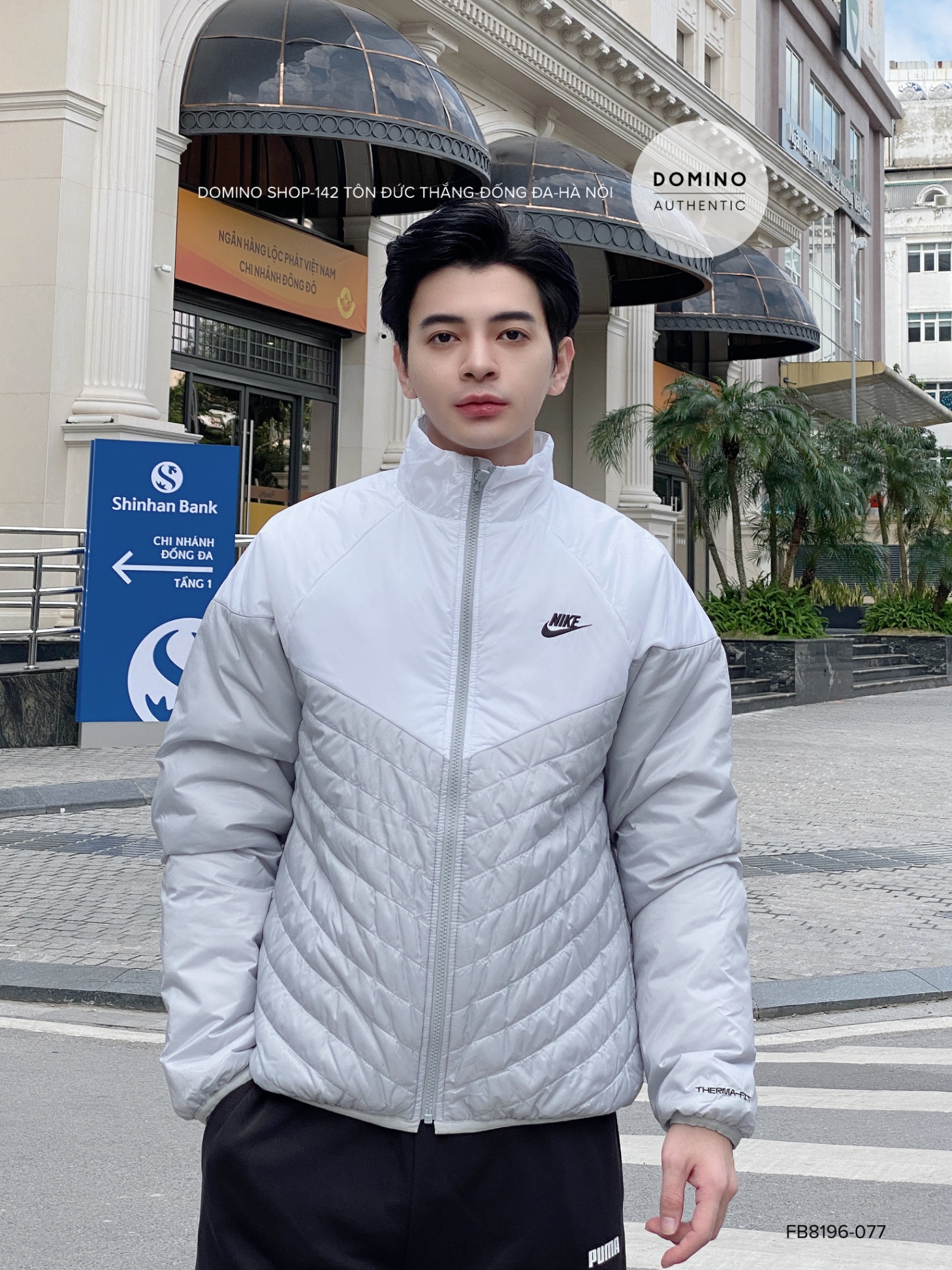 NIKE SPORTSWEAR WINDRUNNER MEN'S THERMA-FIT MIDWEIGHT PUFFER JACKET - FB8196-077
