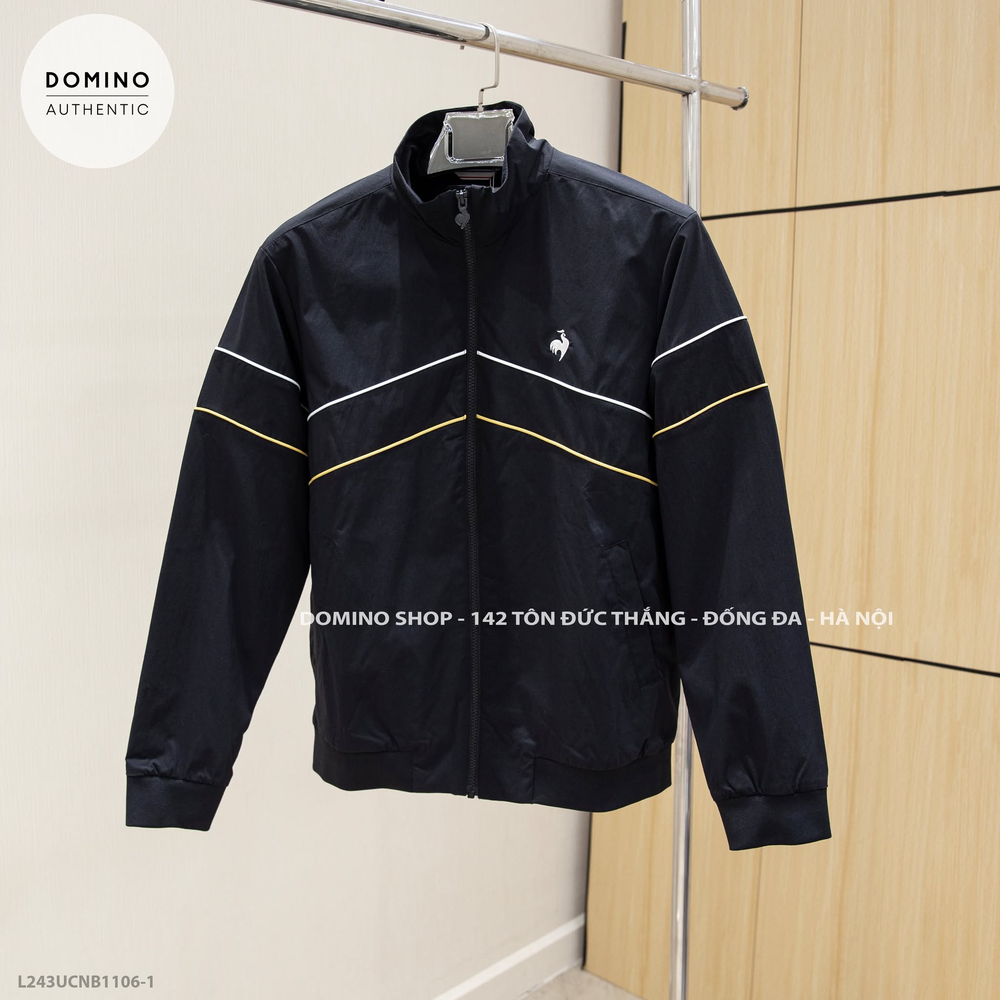LECOQ - ĐEN KẺ VÀNG TRẮNG - L243UCNB1106-1
