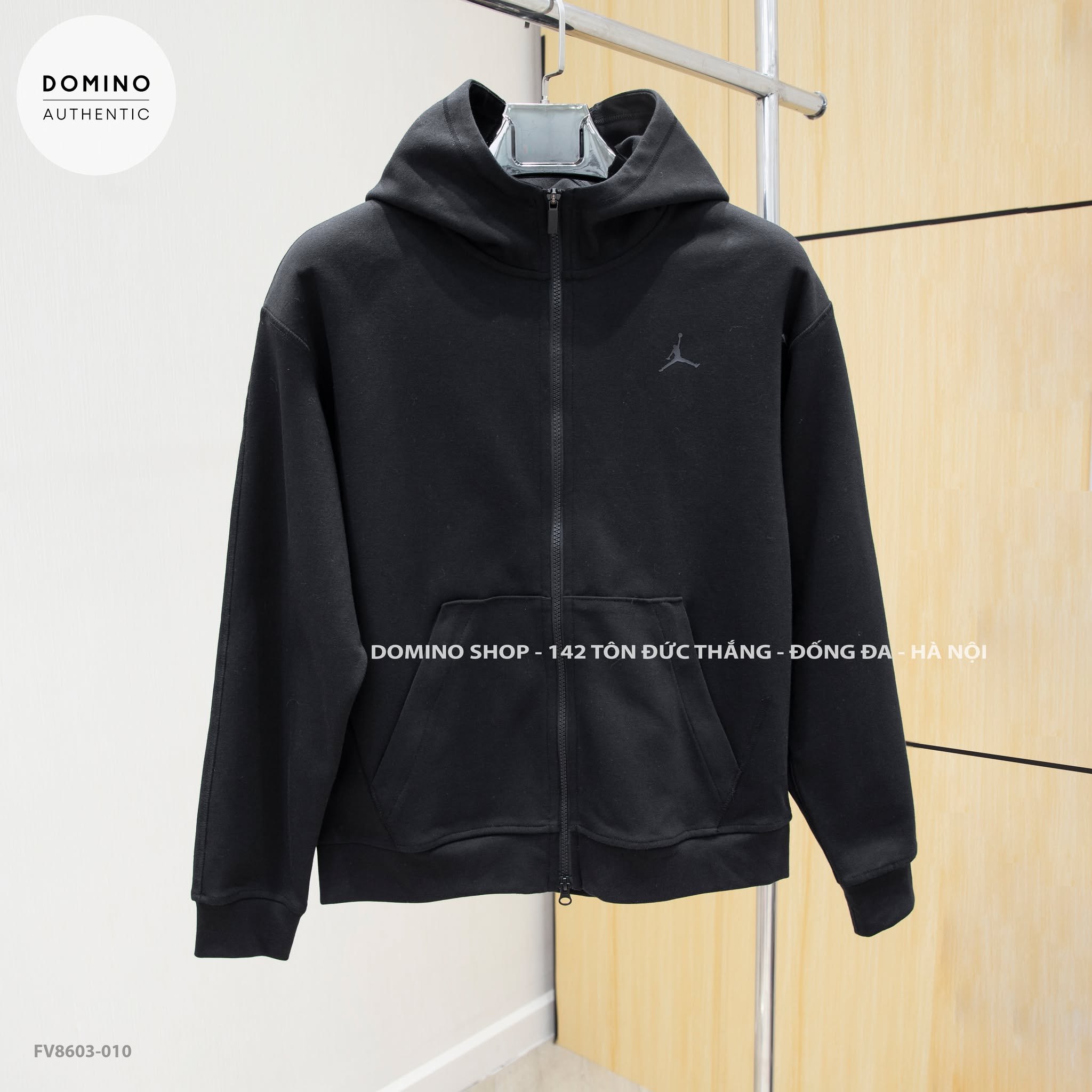 NIKE JORDAN SPORT HOOP FLEECE MEN'S DRI-FIT FULL-ZIP HOODIE - FV8603-010
