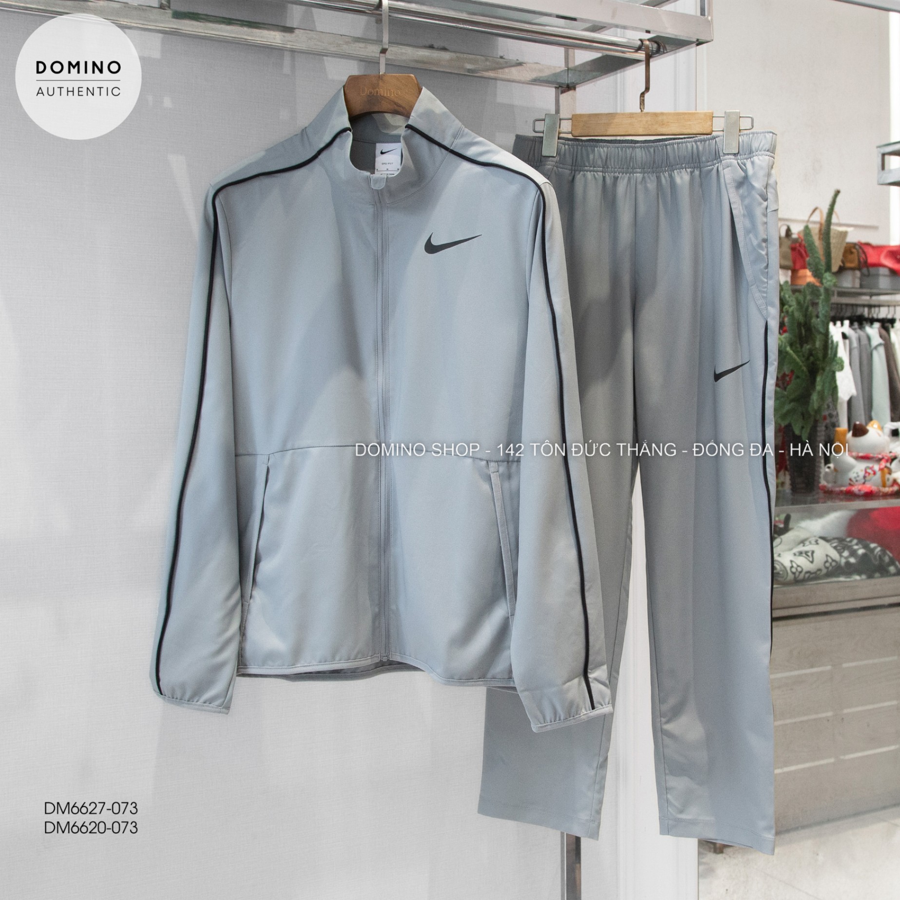 NINE DRI-FIT WOVEN JACKET ' GREY' - DM6627-073 - DM6620-073