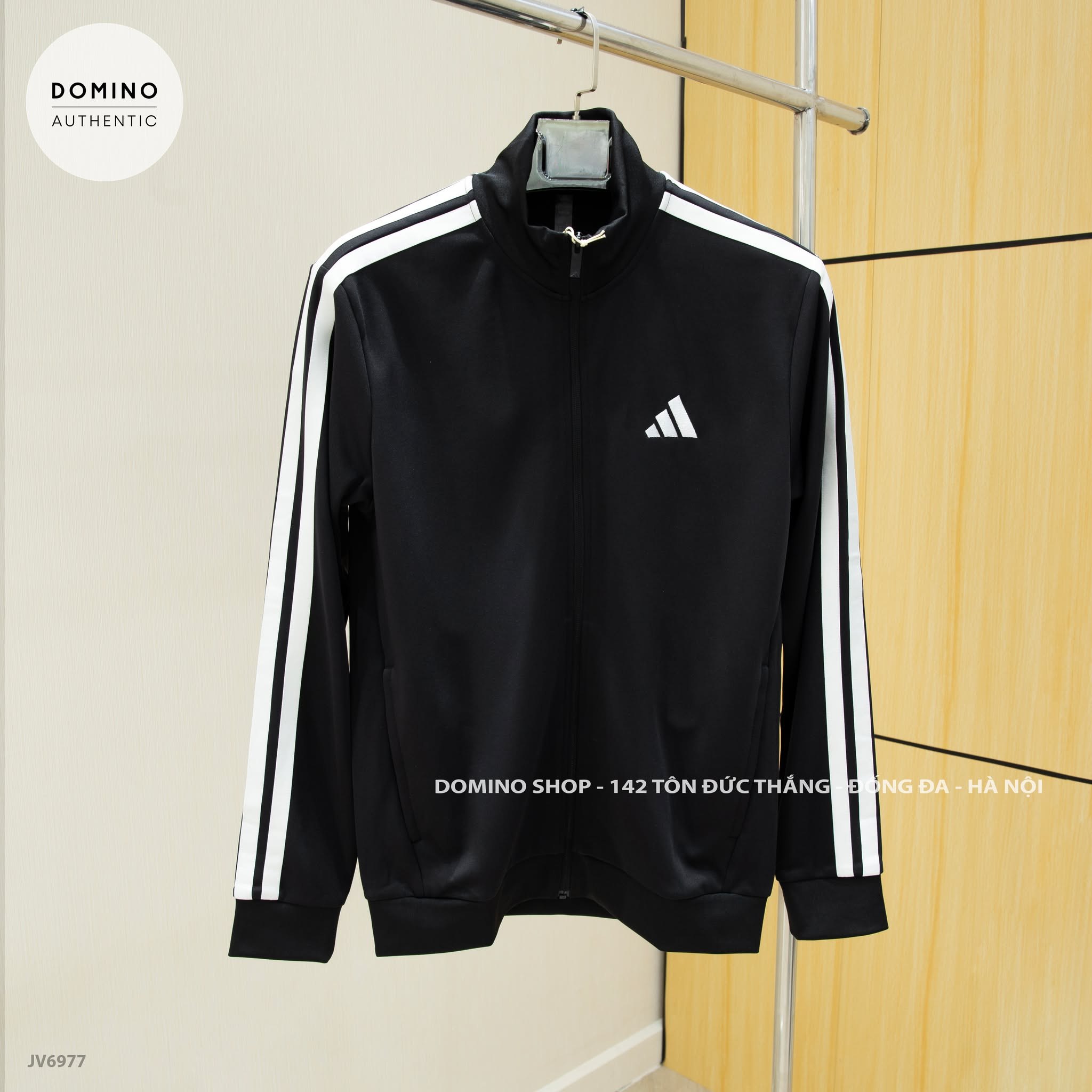 ADIDAS 3-STRIPES LIGHTWEIGHT TRACK TOP BLACK - JV6977
