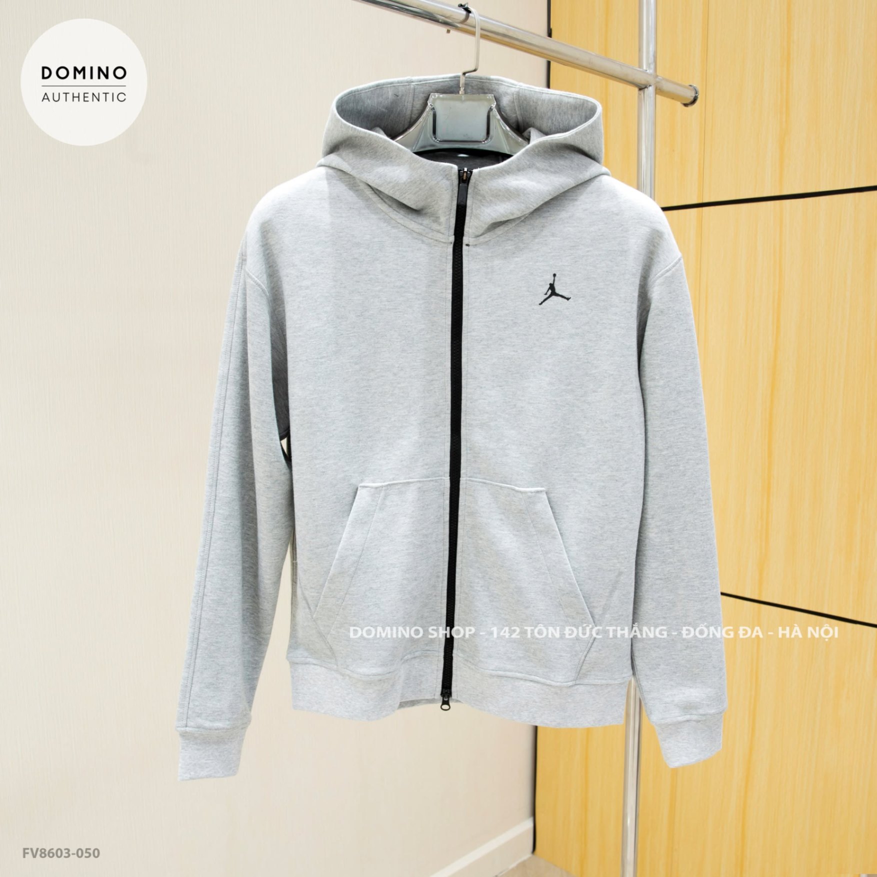 NIKE JORDAN SPORT HOOP FLEECE MEN'S DRI-FIT FULL-ZIP HOODIE - FV8603-050