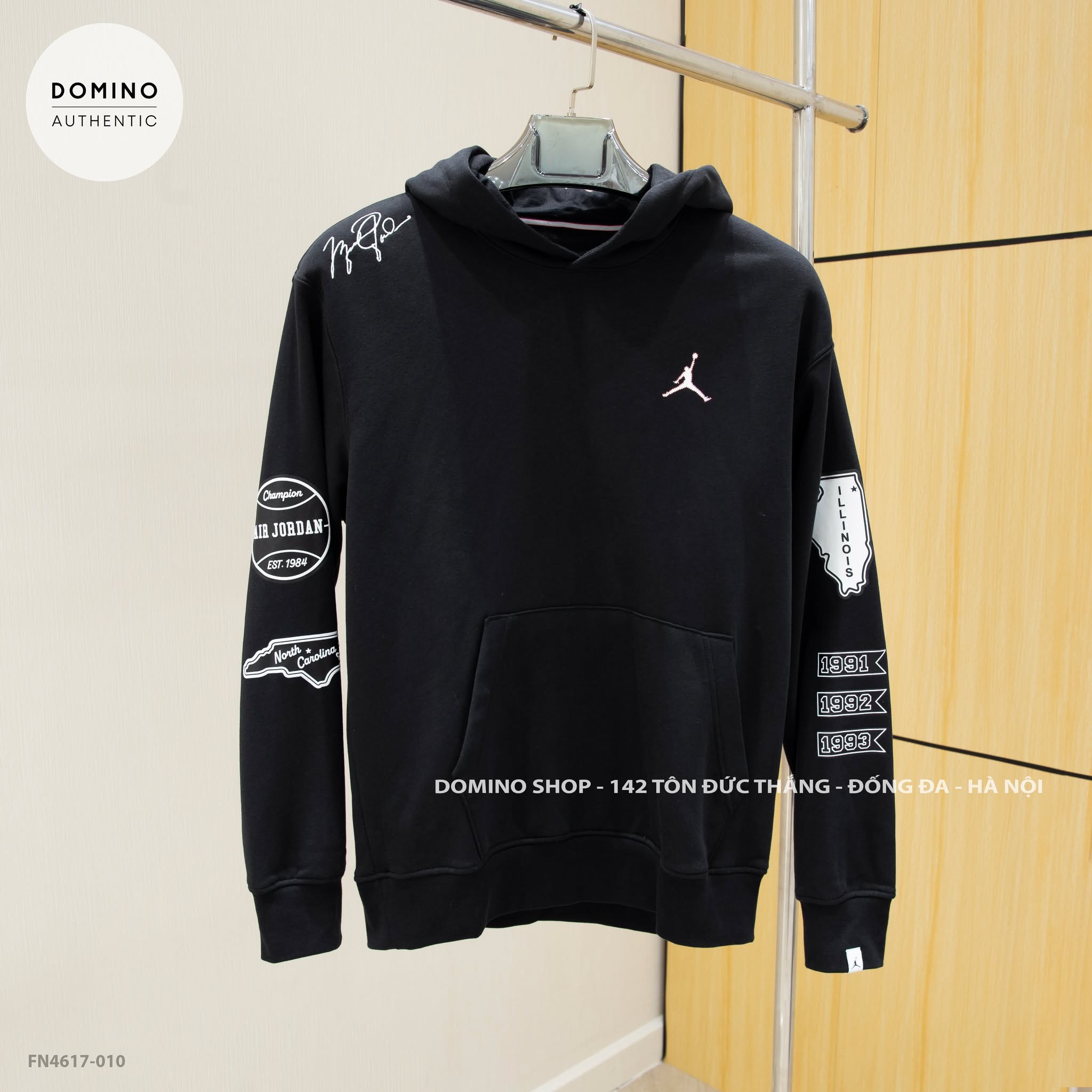 NIKE JORDAN ESSENTIALS MEN'S FLEECE PULLOVER HOODIE - FN4617-010