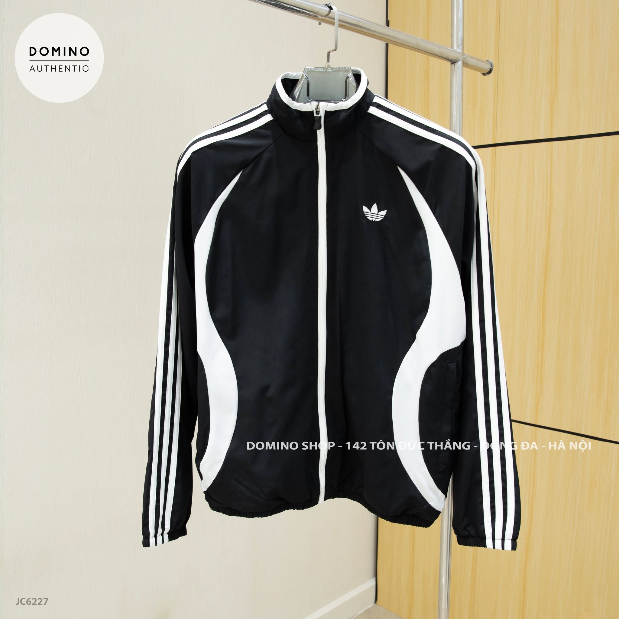 ADIDAS ADICOLOR TEAMGEIST TRACK TOP BLACK - JC6227