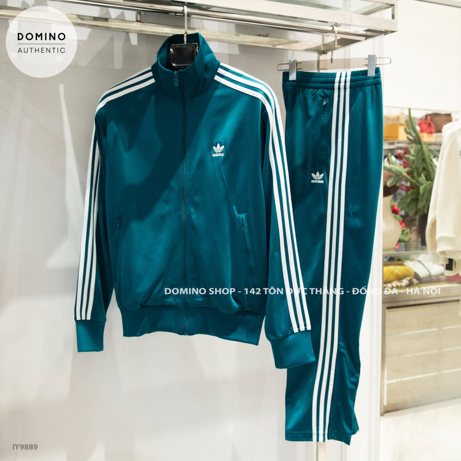 ADIDAS ADICOLOR CLASSICS FIREBIRD TRACK TOP - GREEN - IY9889 - IY9895