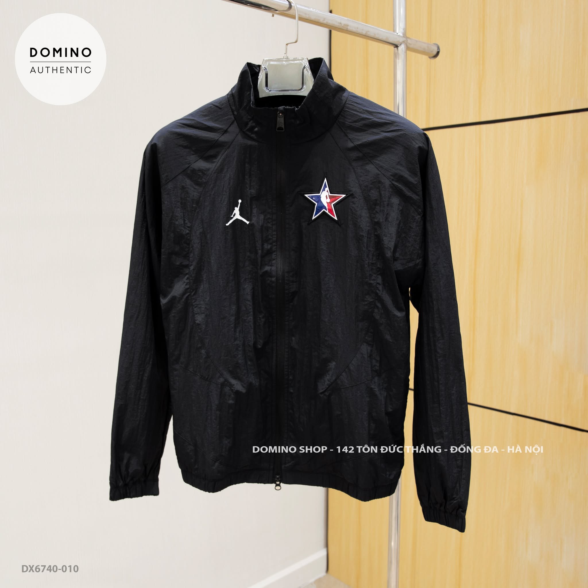 NIKE AIR JORDAN NBA ALL STAR JACKET BLACK - DX6740-010